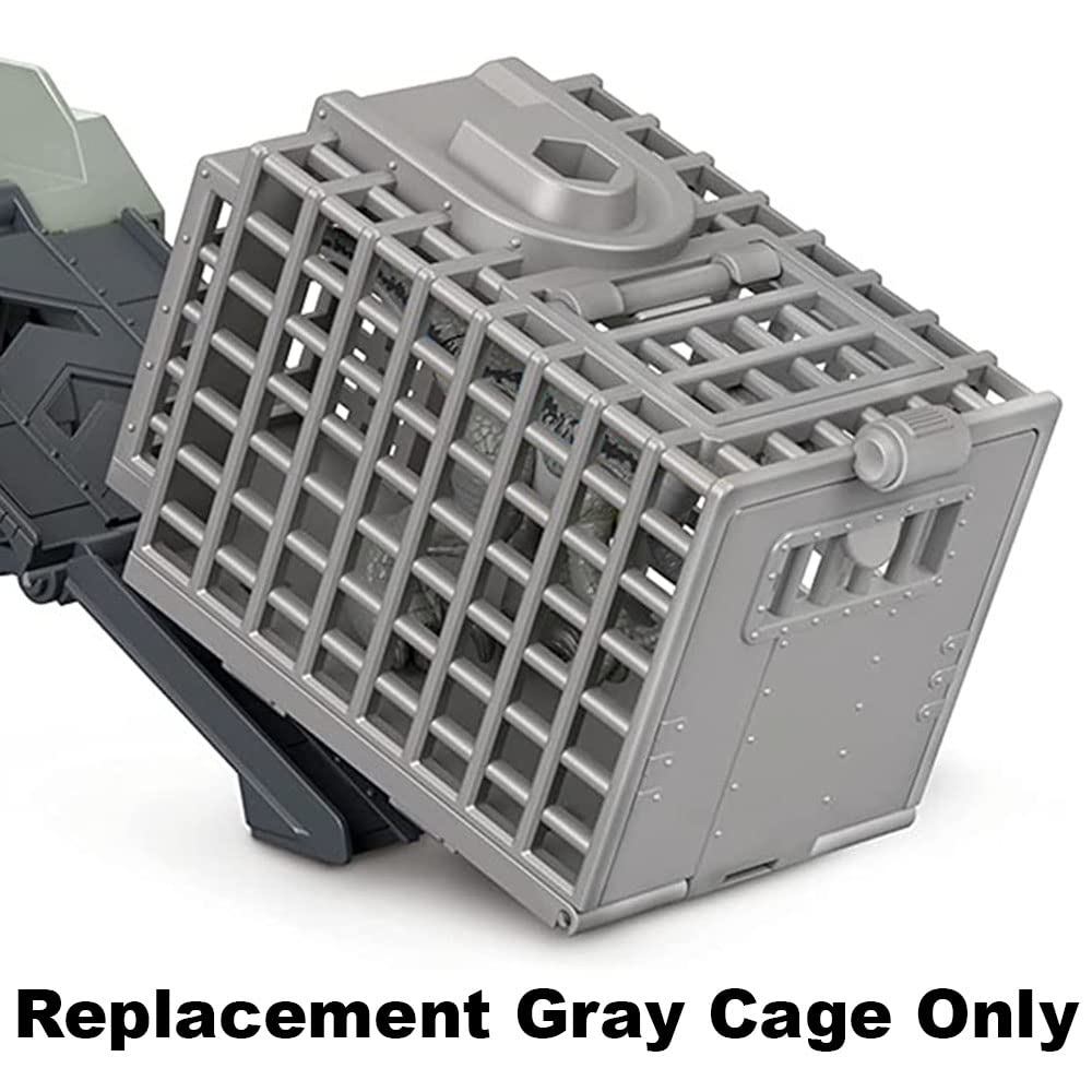 Imaginext Replacement Part Dinosaur Hauler Playset - Fmx87 ~ Inspired By Jurassic Park ~ Replacement Gray Cage