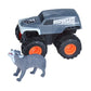 Wild Republic Wolf And Truck, Adventure Gifts For Kids, Imaginative Play Toy, 4'
