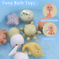 Bath Toys For Babies 6-12 Months - 10Pcs Bath Squirt Toys Silicone Ocean Animals Bathtub Float Toy For Water Play Kids Preschool Education Toy Learning Skills For Bathroom
