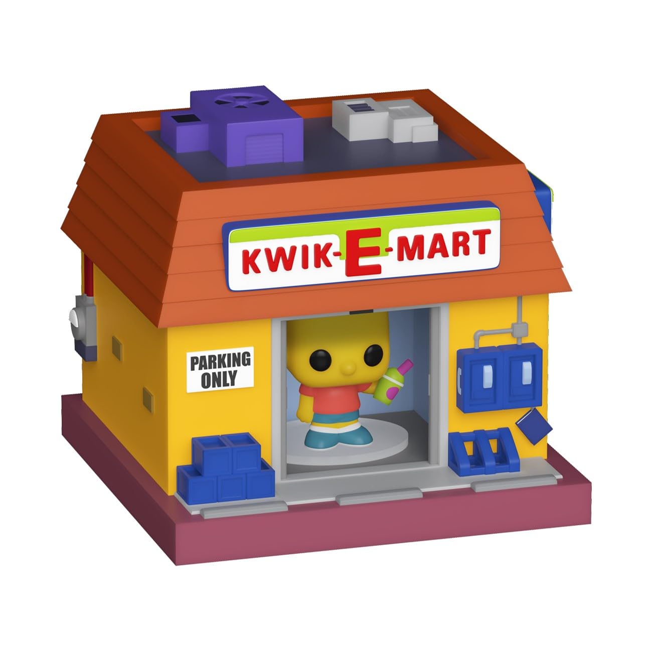 Funko Pop Bart Simpson & Kwik-E-Mart Vinyl Figure | Collectable Toy | Standard Size | Multicolor | Model 83684