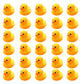 Yuerfeila Bath Duck Toys 30 Pcs Mini Rubber Ducks Squeak And Float Duckies Baby Shower Toy Party Decoration For Toddlers Boys Girls(1.6'')