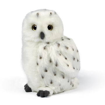 Living Nature Snowy Owl Stuffed Animal | Plush Soft Toy | 7 inches | White | Model 5529093
