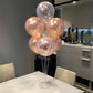 Zjdhpty Rose Gold Balloon Stand Centerpiece Table Decorations For Birthday Anniversary Engagement Wedding Bridal Shower Graduati