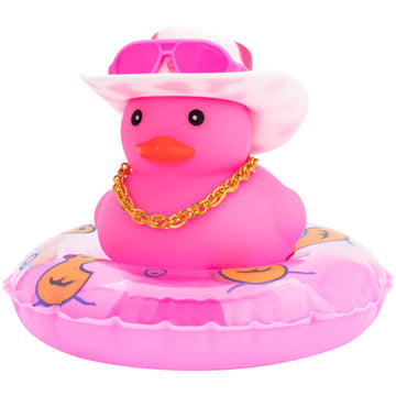 Wonuu Car Accessories Rubber Ducks Dashboard Decorations Rubber Duck Pink Accessories Dashboard Duck Car Decorations Car Ducks For Dashboard Car Duck Car Dashboard Decorations, Rpg#Pink-Whitepink