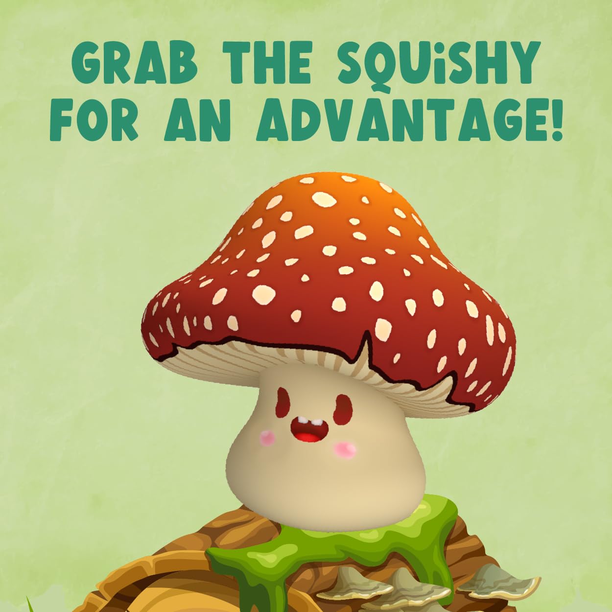 Gamewright - A Bunch of Fun Guys - Strategic Mushroom Foraging Card Game, Ages 8+, 2-4 Players