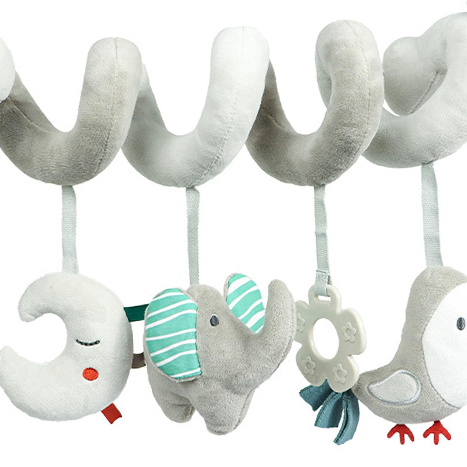 Atorse Baby Crib Hanging Rattle Cartoon Spiral Stroller Toy For Newborn Unique Gift Elephant Bird|Baby | Toys For Baby | Develop