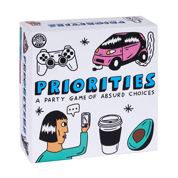 Priorities: The Hilarious New Party Game Of Absurd Choices That Gets Everyone Laughing – Party Games For Adults And Teenagers - Card Games - Board Games - Travel Games