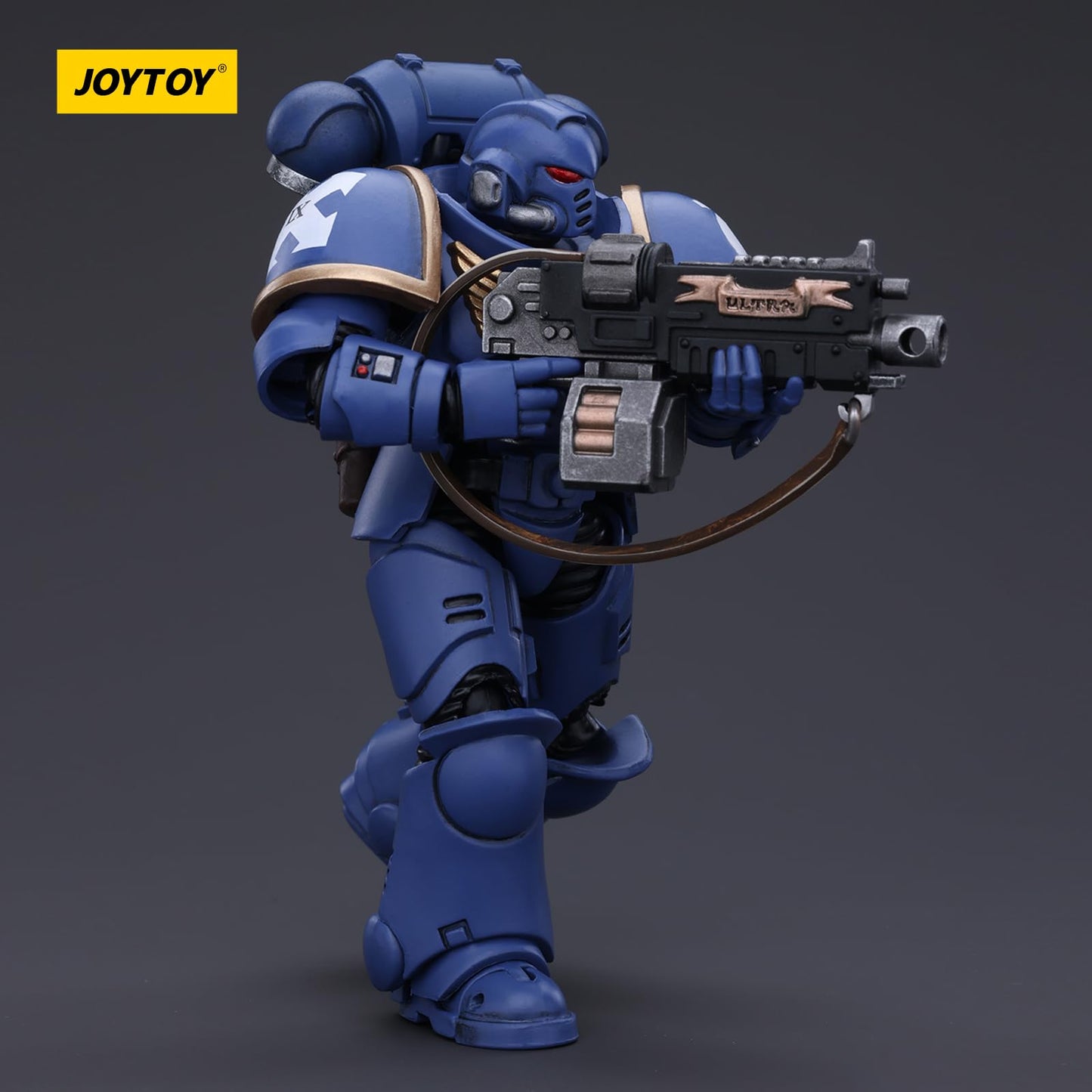 JOYTOY Warhammer 40k Space Marines, Space Marines Ultramarines Outriders Brother Catonus 1/18 Action Figure, Dedicated to You Wh