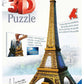 Ravensburger Eiffel Tower 216 Piece 3D Jigsaw Puzzle For Kids And Adults - 12556 - Easy Click Technology Means Pieces Fit Together Perfectly
