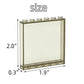Zhx 30Pcs Clear Transparent Window House Building Brick Toy Classic Flat Plates Pieces And Parts Block Compatible With Major Brands (Black)
