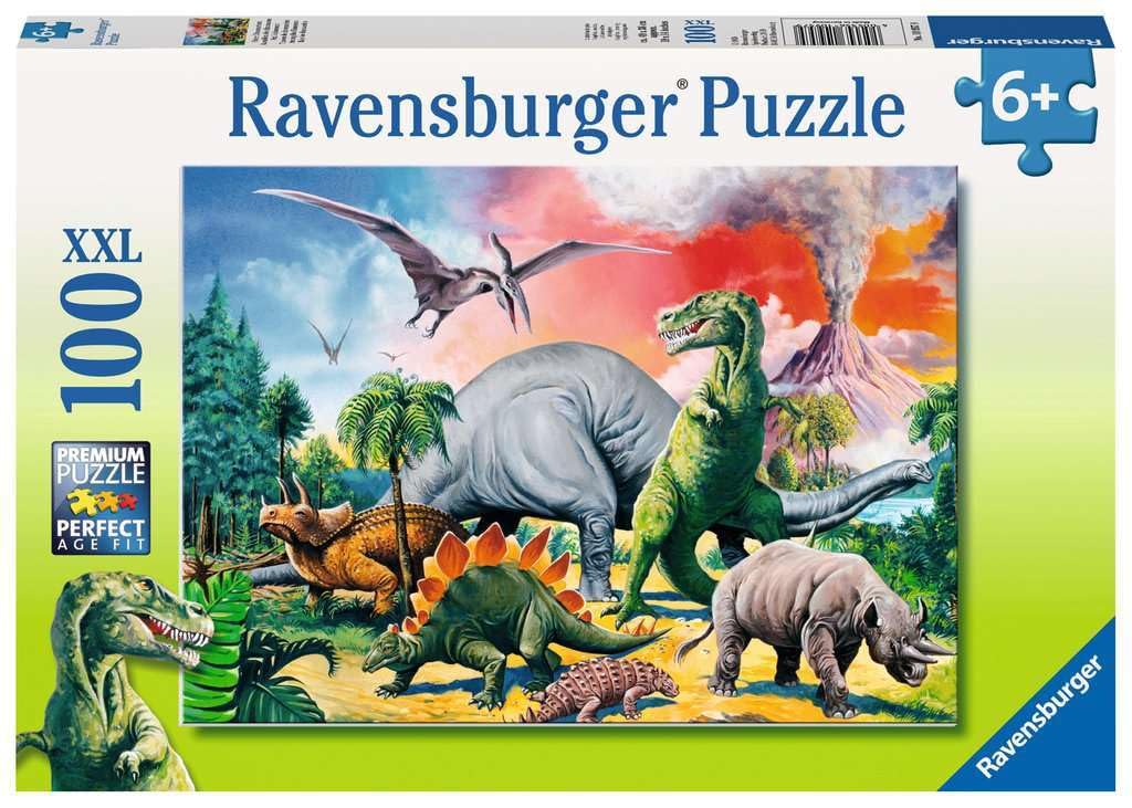Ravensburger Among The Dinosaurs Jigsaw Puzzle (100 Pieces)