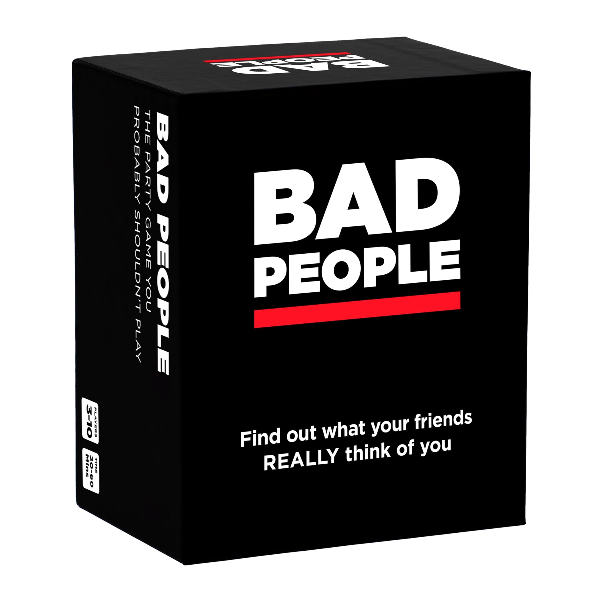 BAD PEOPLE Party Game - Find Out What Your Friends Really Think of You - Hilarious mature-themed Card Game for Fun Parties and Board Games Night with Your Group
