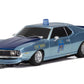 Scalextric Amc Javelin Alabama State Trooper 1:32 Police Slot Race Car With Working Siren C4058, Blue