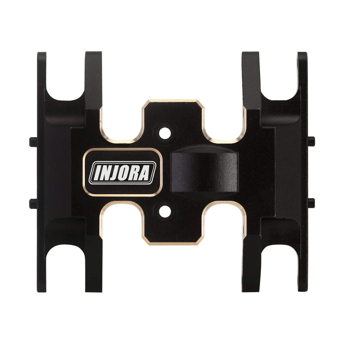INJORA Brass Skid Plate-Heavy Counterweight Chassis Accessories for 1/24 RC Crawler Car Axial SCX24 Gladiator Bronco C10 JLU Dea