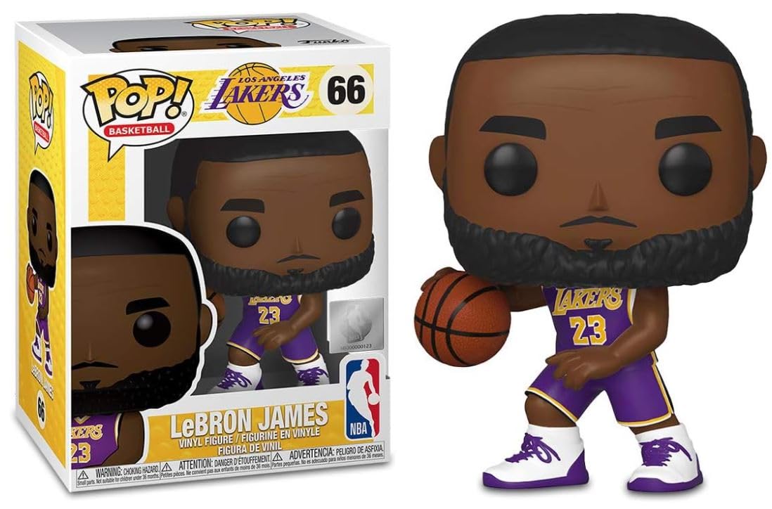 Funko Pop! Nba: Lakers - Lebron James,3.75 Inches, Multicolor