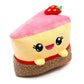 Joytoy - Yummis Fresa the Cake Plush 21 x 16 x 21 cm, Pink, Brown, Red