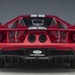 2017 Ford Gt Liquid Red Metallic With Silver Stripes 1/12 Model Car By Autoart 12106