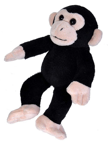 Wild Republic Pocketkins Chimpanzee Stuffed Animal, Five Inches, Gift For Kids, Plush Toy, Fill Is Spun Recycled Water Bottles
