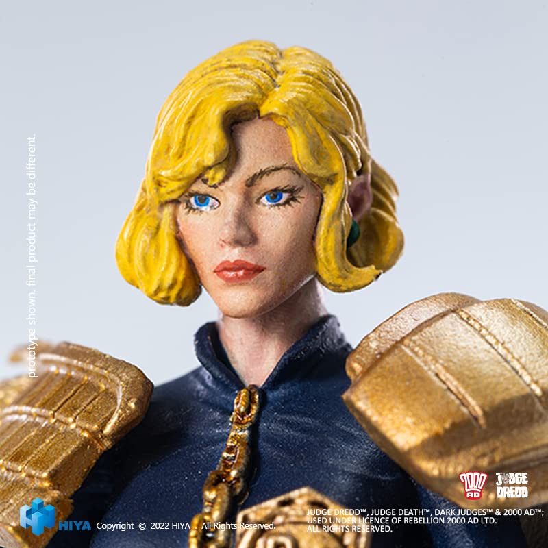 Hiya Toys Judge Dredd: Judge Anderson & Lawmaster Mk Ii Px 1:18 Exquisite Action Figure Set