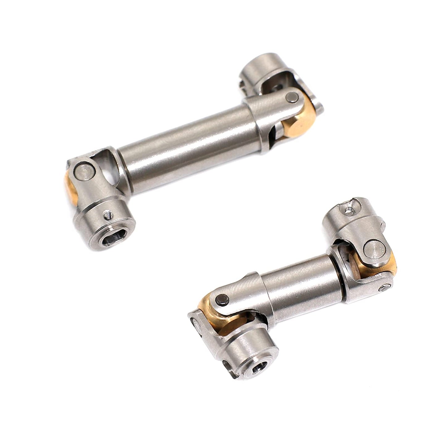 XSYGO Drive Shaft Stainless Steel Front Rear Center Driveshafts for 1/18th TRX4M Defender Bronco RC Crawler Car Upgrades