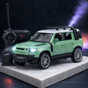 Storio Sports Utility Vehicle Suv Defender Remote Control Rc Car With Real Smoke | High Speed Racing Toy With Led Lights | Recha
