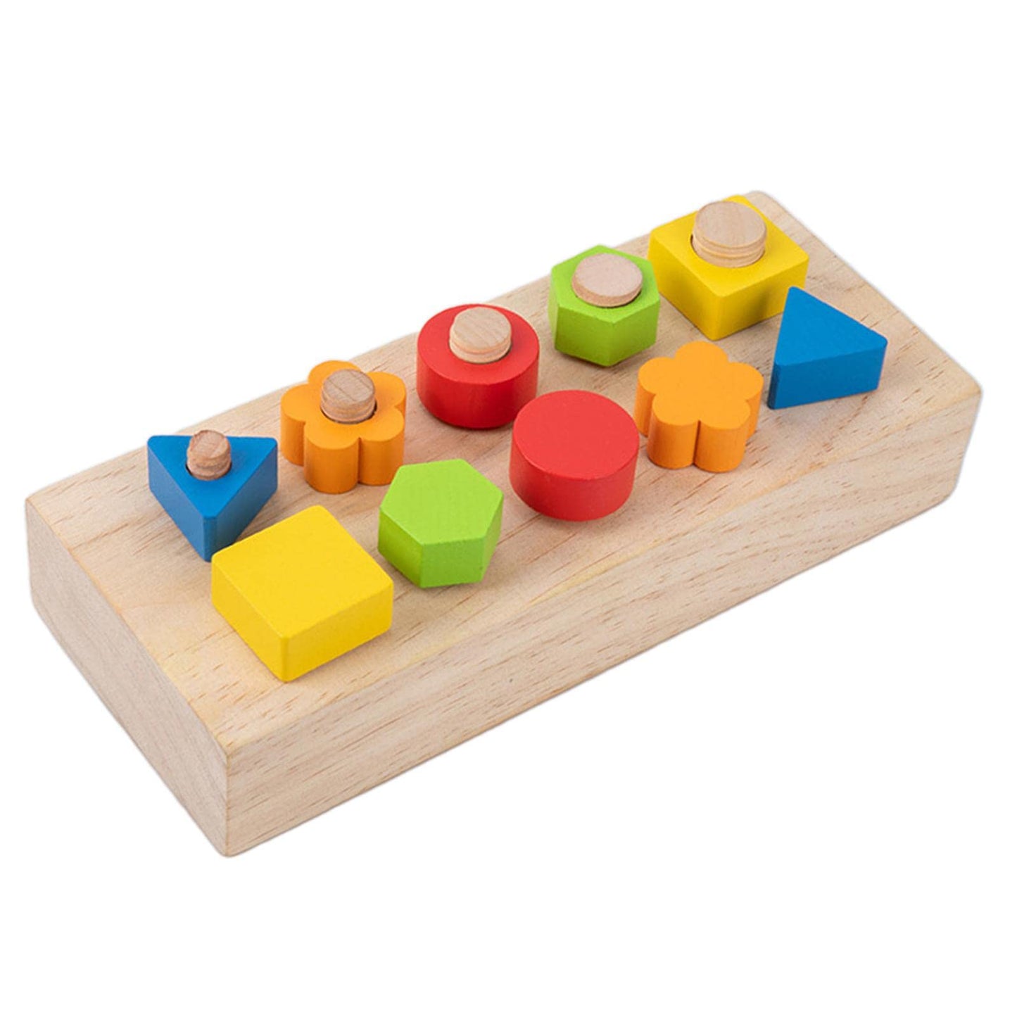 Calandis Montessori Wood Nuts And Bolts Board Toy Kids Gifts Durable For Girls & Boys | Wooden & Handcrafted Toys | Preschool To