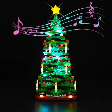 Vonado Led Light Kit Compatible With Lego Christmas Tree 40573(No Model),Decoration Lighting Kit Compatible With Lego Christmas