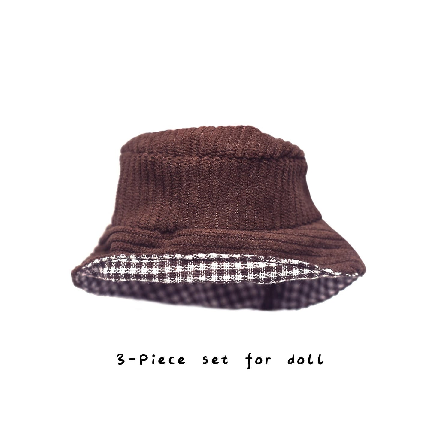 WVSAFV Clothes for Labubu (NO Doll) fit 17cm/6.69''  enhanced Outfit with Accessories  Soft & Stylish Hand-Woven Doll Set  Wool Overall