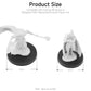 Displaymore 100Pcs Mix Round Plastic Model Bases 25Mm/32Mm For Gaming Miniatures Or Wargames Role Playing Board Game Figure Toy