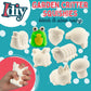 Party Craft Kit Jumbo Cute Critters Squishies (8 Unique Garden Animals) White Kawaii Scented Slow Rising Squishy Toys, Paint, Sc
