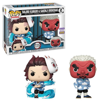 Funko Pop Animation Tanjiro Kamado & Sakonji Urokodaki