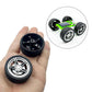 10PCS Toy Car Wheels 40mm Rubber Tire Wheels with Metal Shaft for RC Car Truck DIY Model Toy Wheel Replacement Accessories (3X40