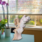 Comfy Hour Fairyland Collection The Sitting Fairy Figurine, Stone Resin