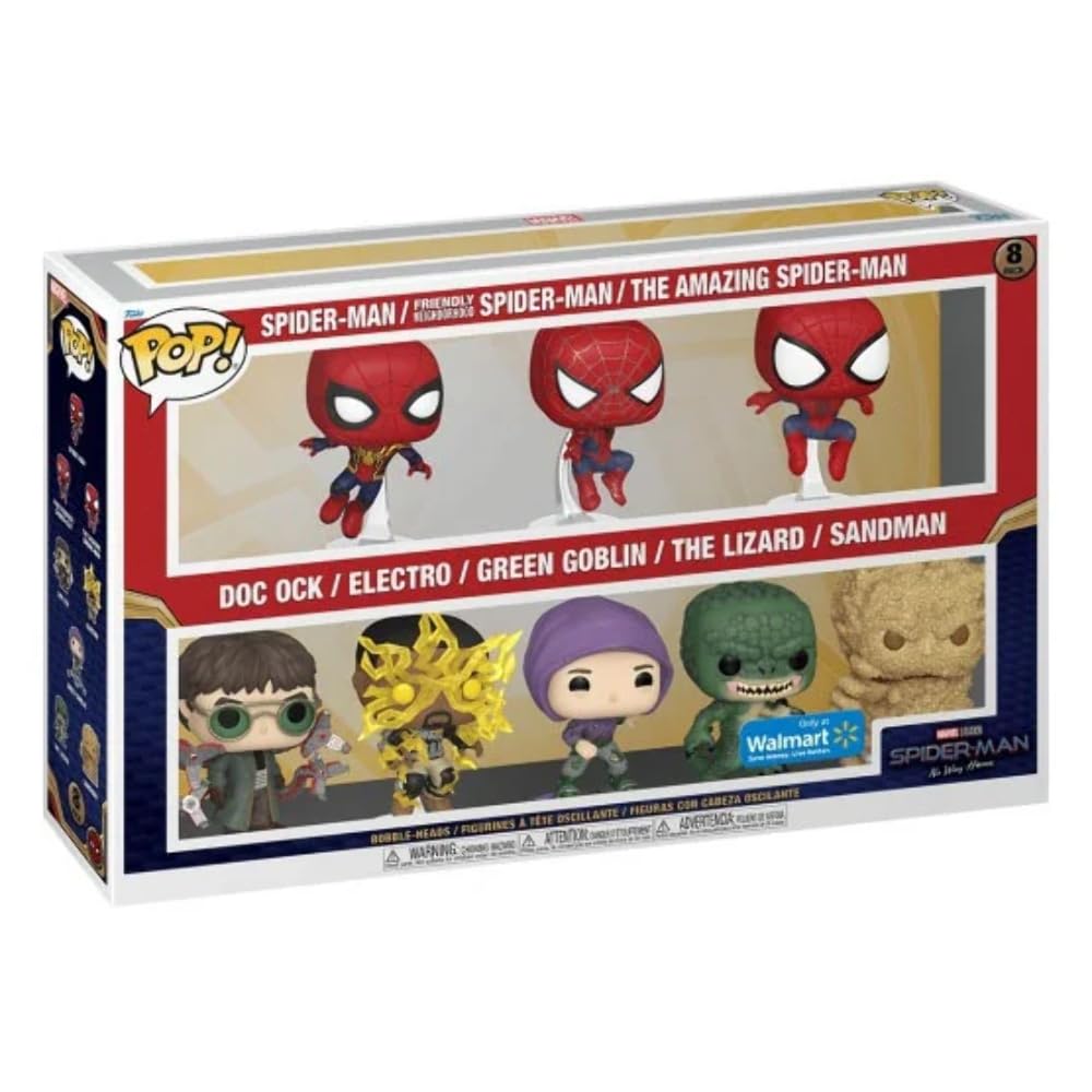 Funko Spider-Man 8 Pack POP! - Marvel - Walmart limited availability