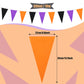10 Pieces 328 ft Halloween Pennant Banner Flags Black Purple Orange Triangle Flag Banner Halloween Bunting Halloween Party Hangi