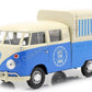 Motormax Volkswagen Type 2 (T1) Pickup Food Truck Cream And Blue 1/24 Diecast Model Car