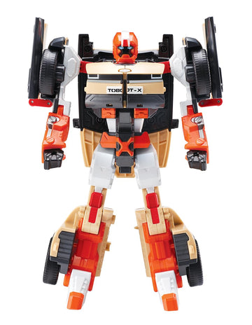 TOBOT X Transforming Vehicle to Robot - 9-inch Collectible Toy for Kids 3+, Large Size Heroes Animation Character by Youngtoys