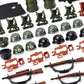 Feleph WW2 US Military Toy Weapons Set, Model T176, Small ABS Gear for Soldier Figures, Compatible with Major Brands