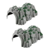 Youugior Model Scenery 1:87 Ho Oo Scale Pmodel Train Railway Train Cave Tunnels Train Accessories (2Pcs)