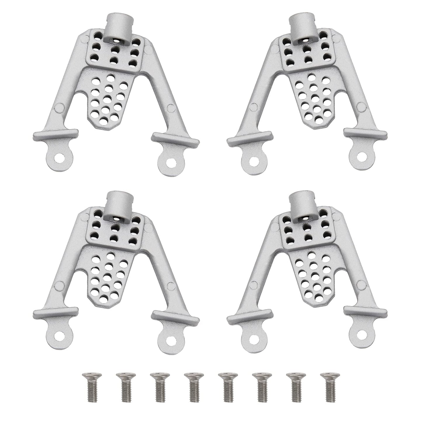 Sharegoo Aluminum Alloy Front Rear Shock Tower Bracket Mount Damper Hoops Compatible With Axial Scx10 1/10 Scale Rc Crawlers Car