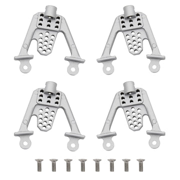 Sharegoo Aluminum Alloy Front Rear Shock Tower Bracket Mount Damper Hoops Compatible With Axial Scx10 1/10 Scale Rc Crawlers Car