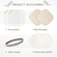 Aboofx Microwave Flower Press Kit - 6.3"x6.3", White, Fast Pressing for DIY Arts & Crafts, Ideal Gift