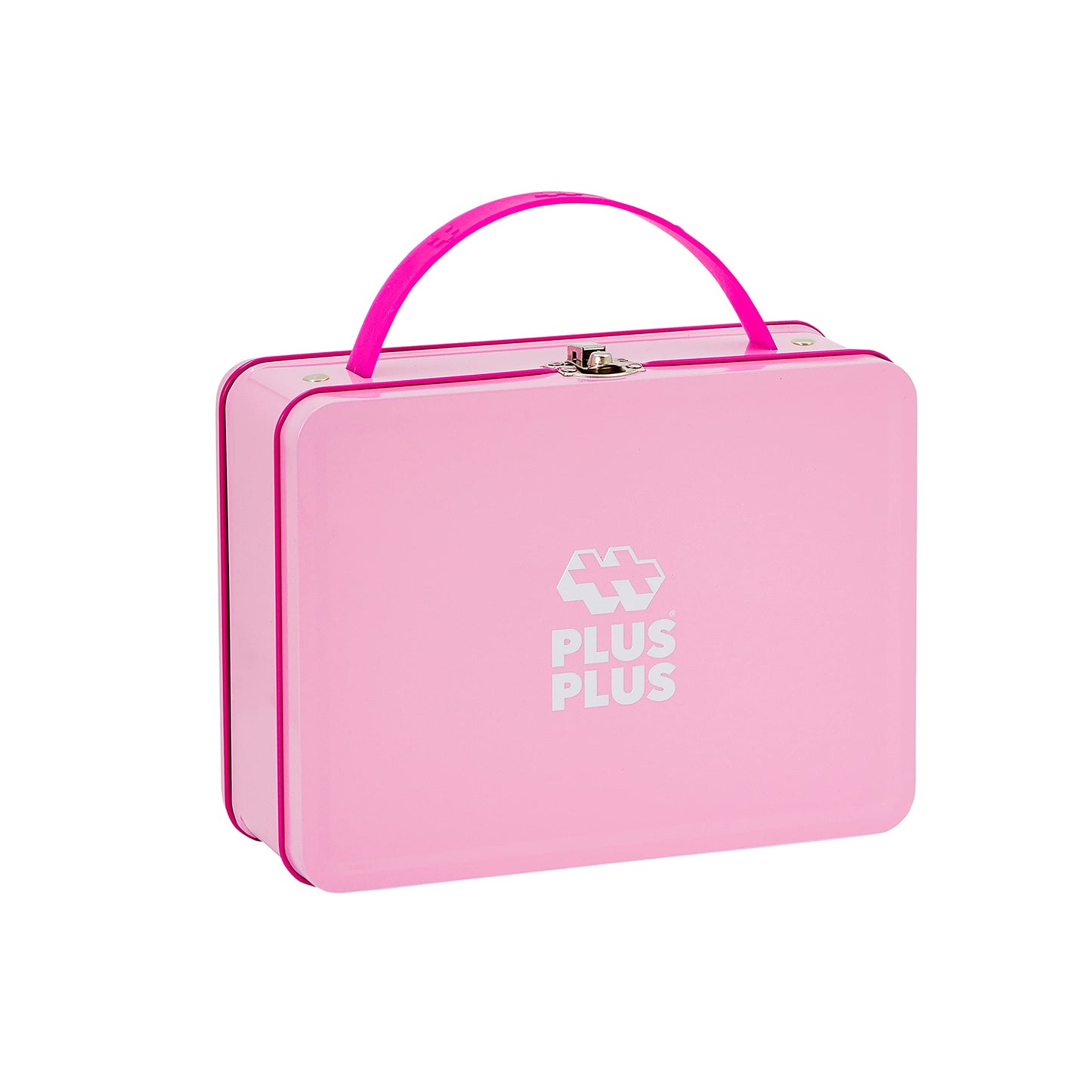 Plus Plus Building Set With Metal Suitcase, Open Ended Stem Toy For Toddlers And Preschool, 70 Big Pastel Interlocking Pieces