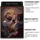 Fantasy North - Gilfred - The Toy Maker - 100 Smooth Matte Tcg Trading Card Sleeves - Fits Magic Mtg Commander Pokemon And Other