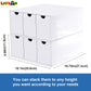 Leyzan Card Storage Box For Toploader, 12  600 Count Cardboard Trading Card Organizer Box With Dividers For Sports Tcg Mtg, Whit