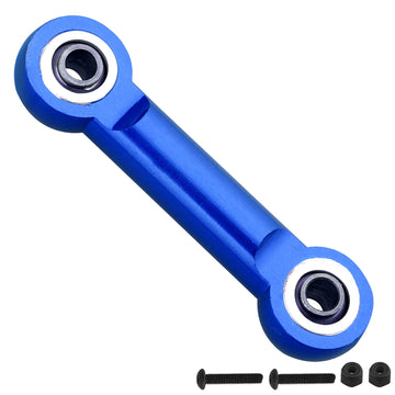 AllinRC Aluminum Servo Steering Rod Tie Links for 6S Arrma Kraton Notorious Mojave Infraction Felony BLX (Navy Blue)
