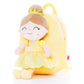 Gloveleya Toddler Backpack For Girls Kids Backpacks Soft Girl Toys Plush Baby Girl Gifts With Plush Princess Bella Doll Yellow 9'