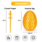 3D Printed Dragon Egg, Mystery Crystal Dragon Egg Fidget Toys Surprise, Easter Eggs Articulated Crystal Dragon Eggs With Dragon