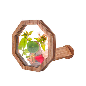 Natural Diy Kaleidoscope Kit, New Wooden Magic Rotating Kaleidoscope Making Set For Nature Lovers, Best Gift, Outdoor Classic Ha