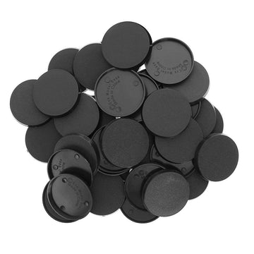 Evemodel Mb540 100Pcs Round Plastic Model Bases 40Mm Or 1.57Inch For Gaming Miniatures Or Wargames Table Games